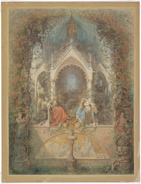 Eugen Napoleon Neureuther, Dornröschen, 1862