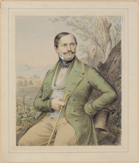 Heinrich von Mayr, Selbstporträt