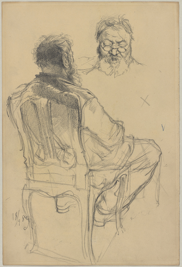 Peter von Halm, Der Vater des Künstlers, 1889