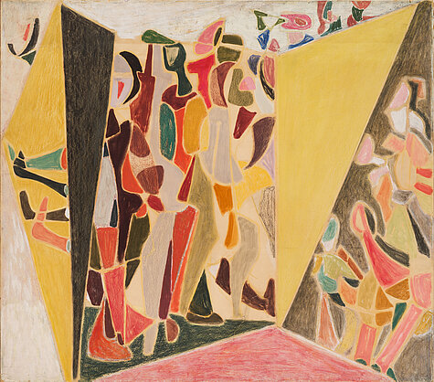 Maria Jarema, Teatr (Theater), 1950, Muzeum Sztuki, Łodz, © Rechtsnachfolge der Künstlerin