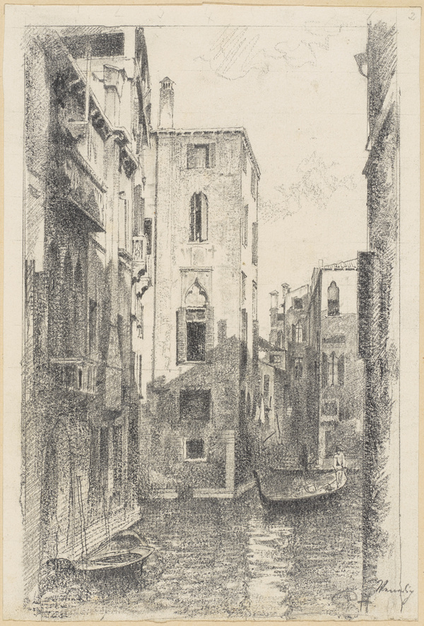 Peter von Halm, Venedig: Blick in einen Kanal