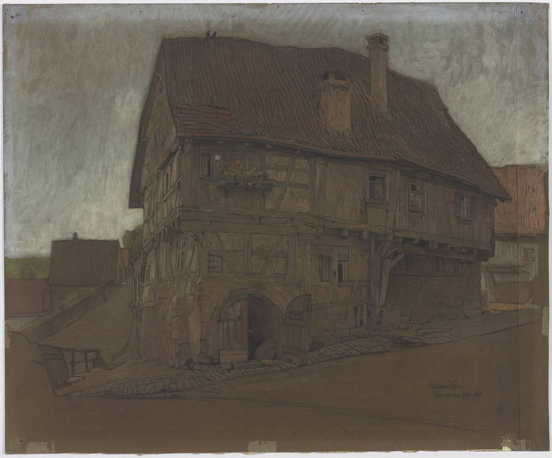 Melchior Kern, Fachwerkhaus in Besigheim, 1913