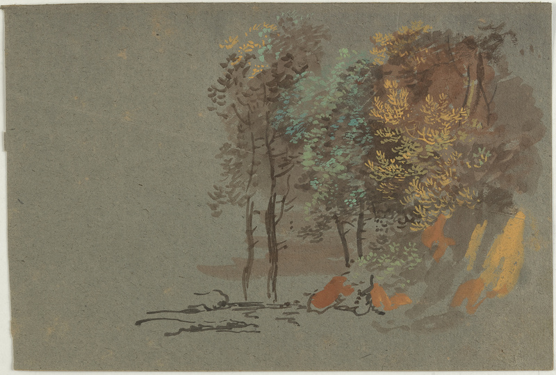 Ignaz Dillis, Farbige Laubbäume, 18./19. Jh.