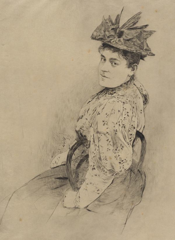 Wilhelm Rohr, Damenbildnis, 1895