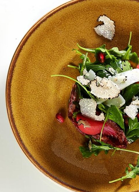 Lenbachhaus Gastronomie Restaurant Ella Museumscafé Salat
