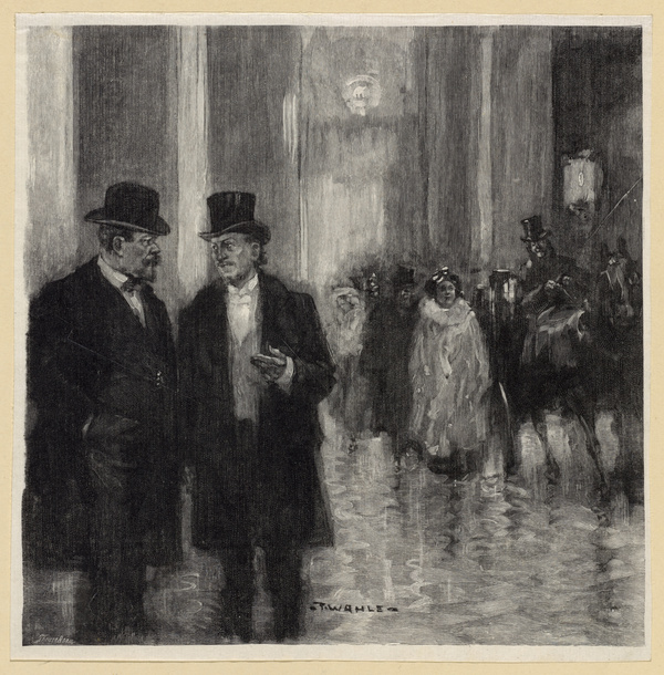 Friedrich Wahle, Mißglückte Ausrede