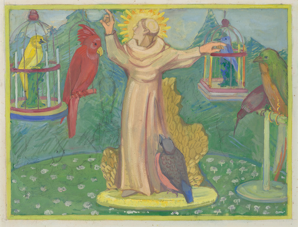 Maria Franck-Marc, Heiliger Franziskus