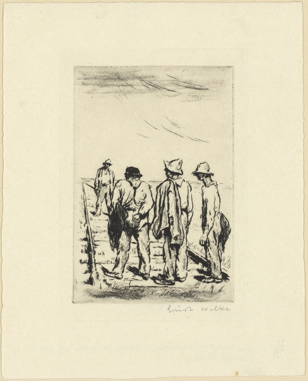 Erich Wilke, Illustration zu Knut Hamsun's Vagabondage