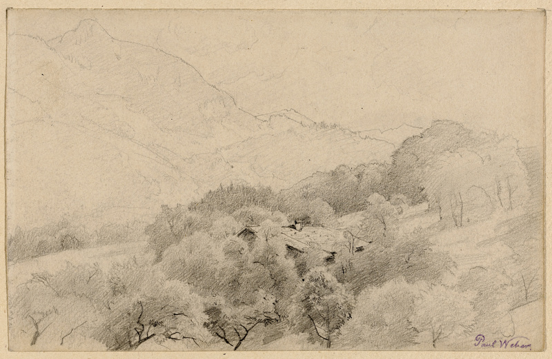 Paul Weber, Blick von Bad Wendelstein