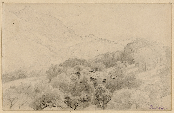 Paul Weber, Blick von Bad Wendelstein