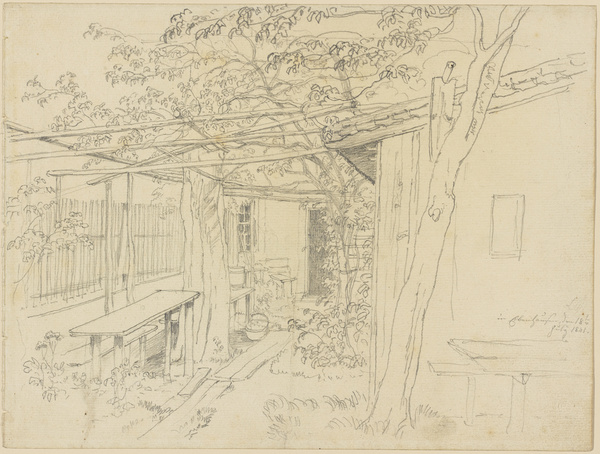 Lorenz Quaglio, Hausgarten, 1841