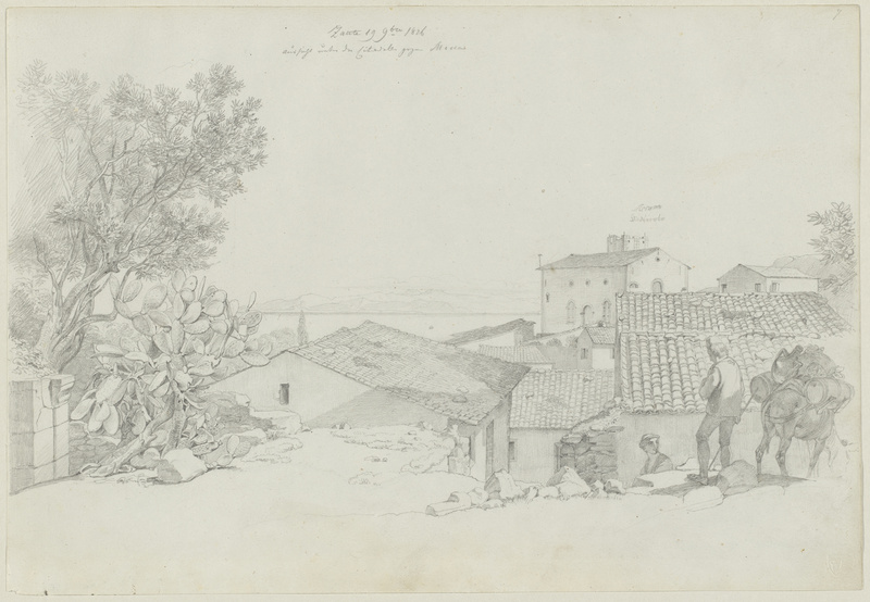 Carl Wilhelm Freiherr von Heideck, Die Insel Zante mit Blick gegen Mercea, 1826