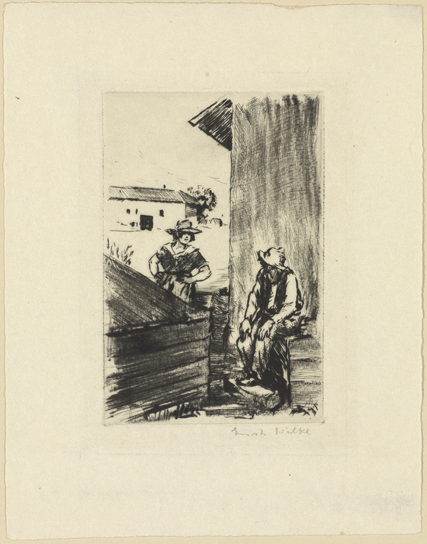 Erich Wilke, Illustration zu Knut Hamsun's Vagabondage