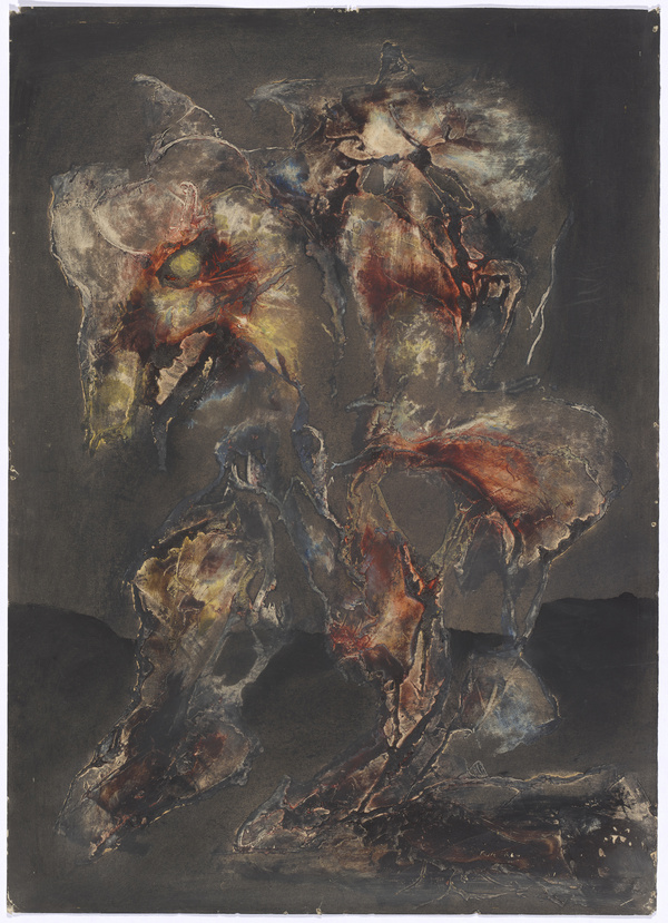 Fritz Winter, Zergehende Blume, 1936