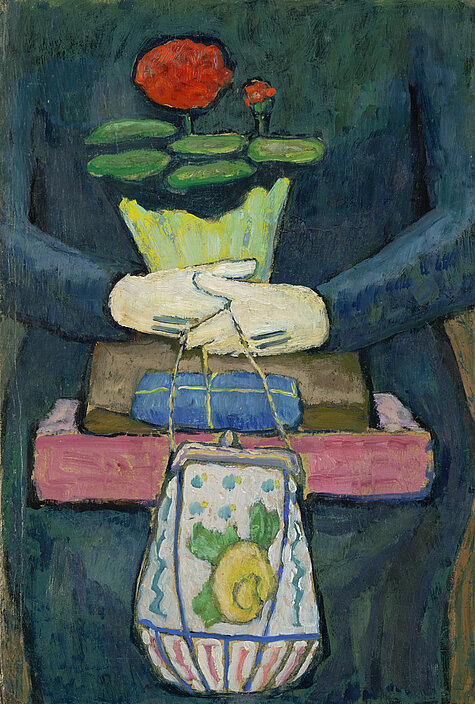 Gabriele Münter, Still Life on the Tram (After Shopping), c. 1912, Gabriele Münter- und Johannes Eichner-Stiftung, München, Photo: Lenbachhaus, © VG Bild-Kunst, Bonn 2026