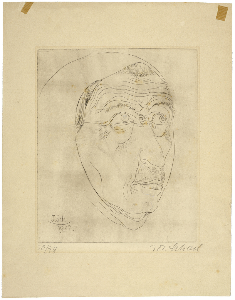 Josef Scharl, Selbstbildnis, 1932
