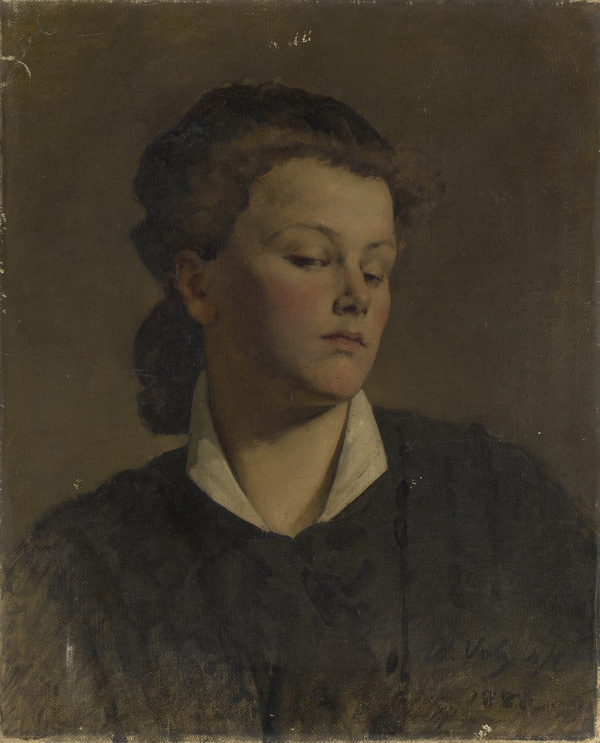 Wilhelm Volz, Junges Mädchen, 1880