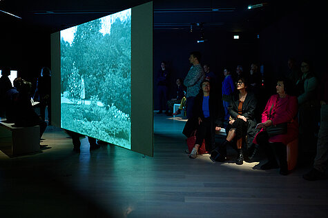 Ausstellungsansicht, Franz Wanner. Eingestellte Gegenwarten, Städtische Galerie im Lenbachhaus und Kunstbau München 2026. Foto: Ernst Jank © Franz Wanner