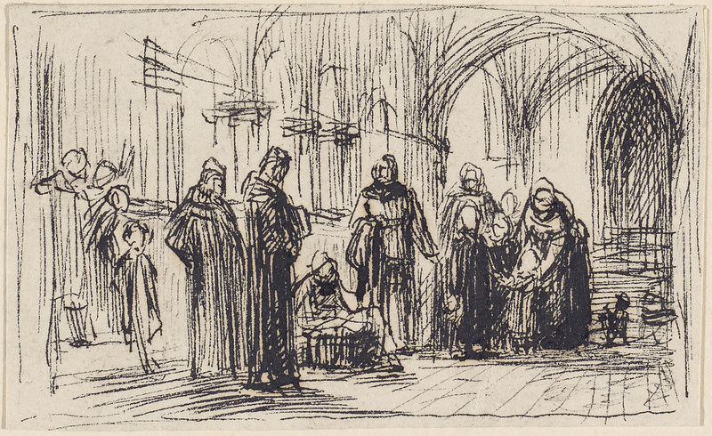 Wilhelm Lindenschmit der Jüngere, Im Klosterrefektorium