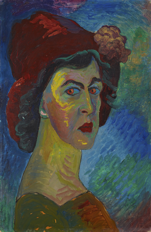Marianne von Werefkin, Selbstbildnis I, um 1910