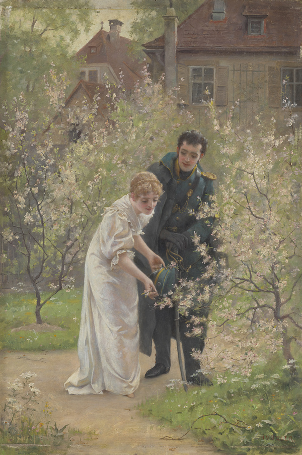 Hermann Vogler, Kriegers Abschied, undatiert