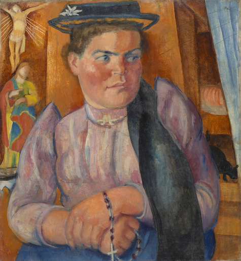 Anita Rée.
Tiroler Bäuerin ("Tyrolean Farmer"), 1921.
Städtische Galerie im Lenbachhaus und Kunstbau München