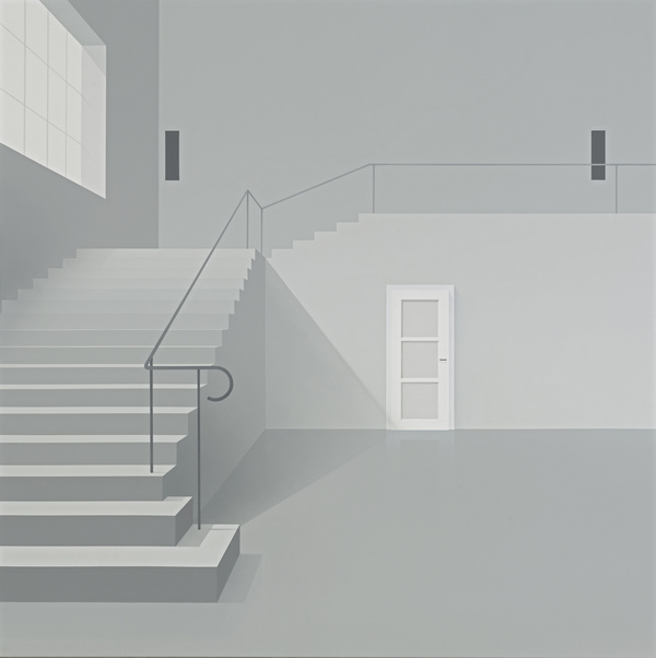 Ben Willikens, Raum 245 Heinrich Tessenow, Bildungsanstalt Jaques-Dalcroze, Hellerau, 1914 (Treppenhaus), 2000