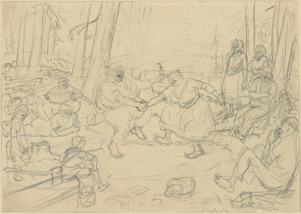 Erich Wilke, Tanzende Holzfäller