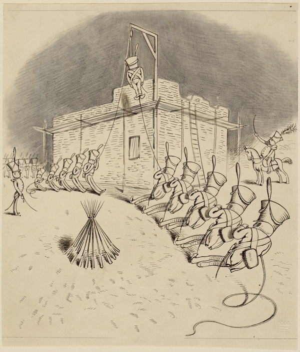 Adolf Oberländer, Der enge Czako