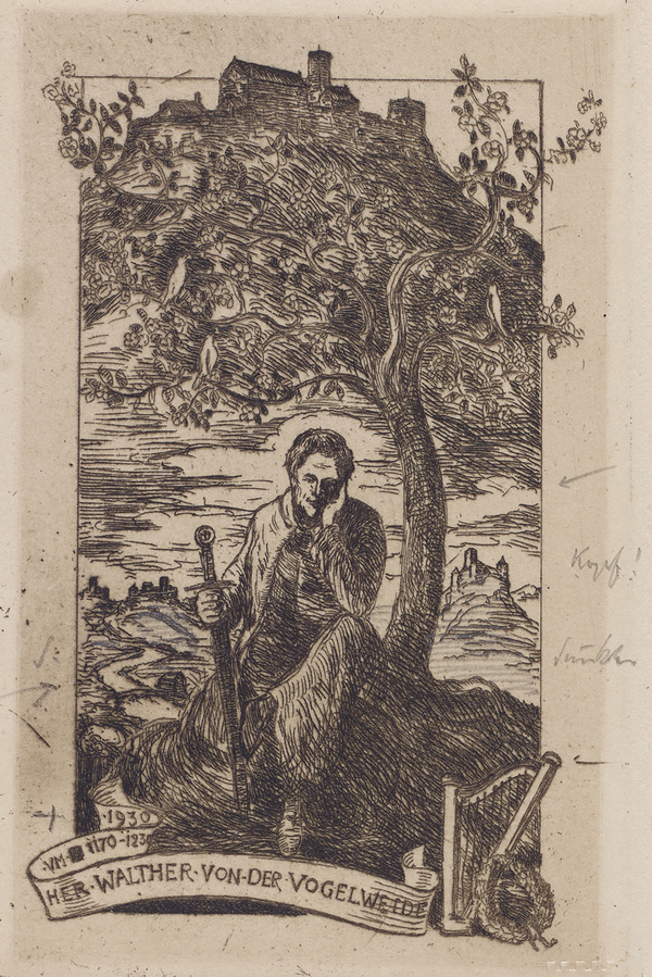 Joseph Sattler, Her Walther von der Vogelweide UM 1170-1230, 1930