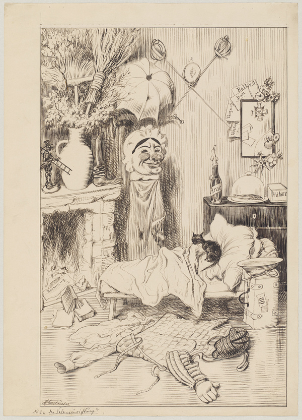 Adolf Oberländer, Die Salon-Einrichtung, 1889
