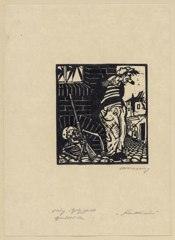 Otto Wirsching, Vom Totentanz anno 1915, Franctireur