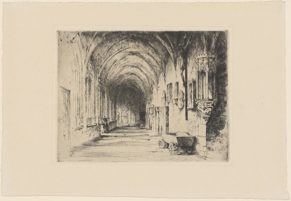 Peter von Halm, Kreuzgang im Mainzer Dom