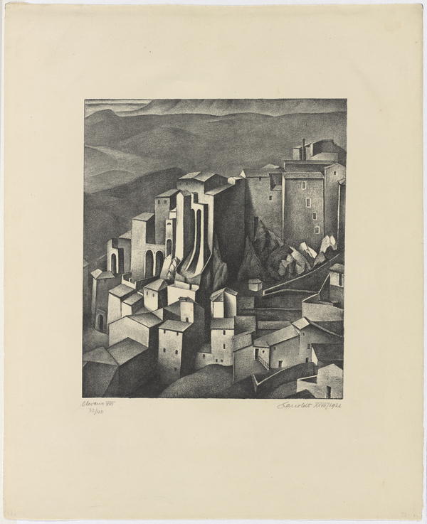Alexander Kanoldt, Olevano VIII, 1926
