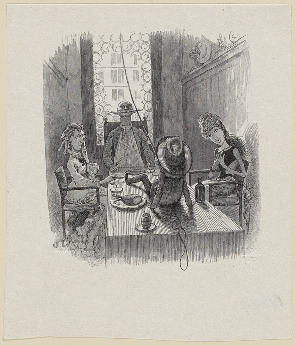 Adolf Oberländer, Aus dem Leben eines Künstlers Blatt V