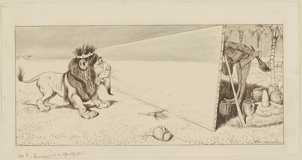 Adolf Oberländer, No 3. Panoramamaler Schnellpinsel