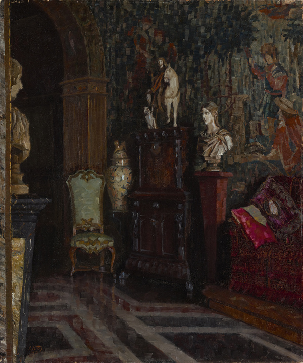 Charles Vetter, Repräsentationsraum in der Villa Lenbach, 1921