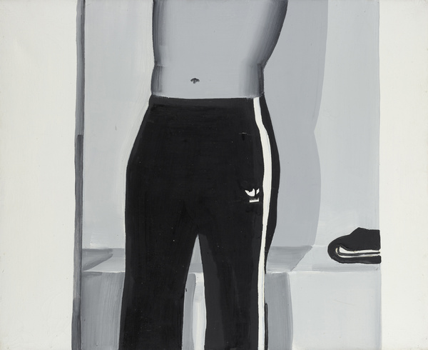 Wilhelm Sasnal, Untitled (Mann mit Trainingshose), 2000