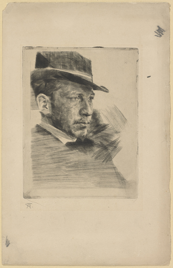 Heinrich Wolff, Bildnis des Schriftstellers Richard Scheid