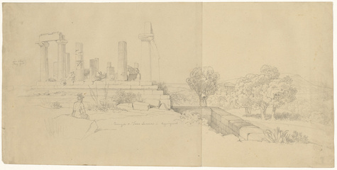 Carl Wilhelm Freiherr von Heideck, Tempel der Juno Luciana in Agrigent