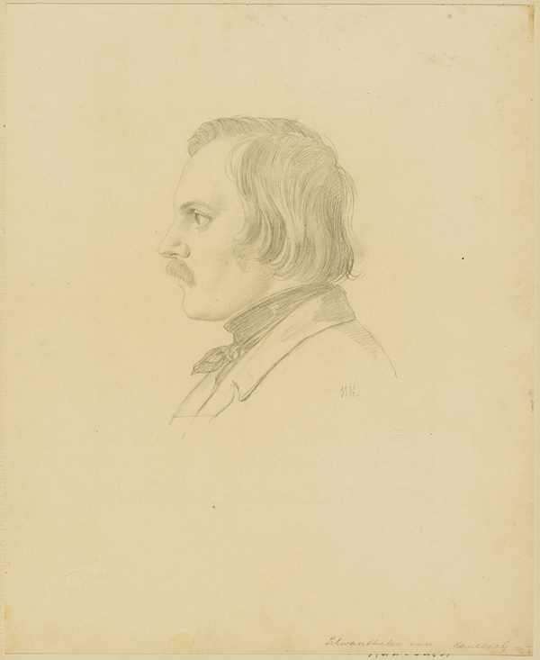 Wilhelm von Kaulbach, Bildnis Ludwig von Schwanthaler
