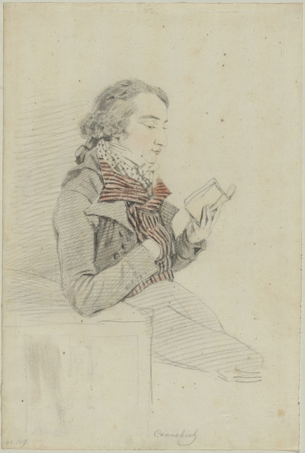 Wilhelm von Kobell, Bildnis des Musikers Karl Cannabich, vor 1796