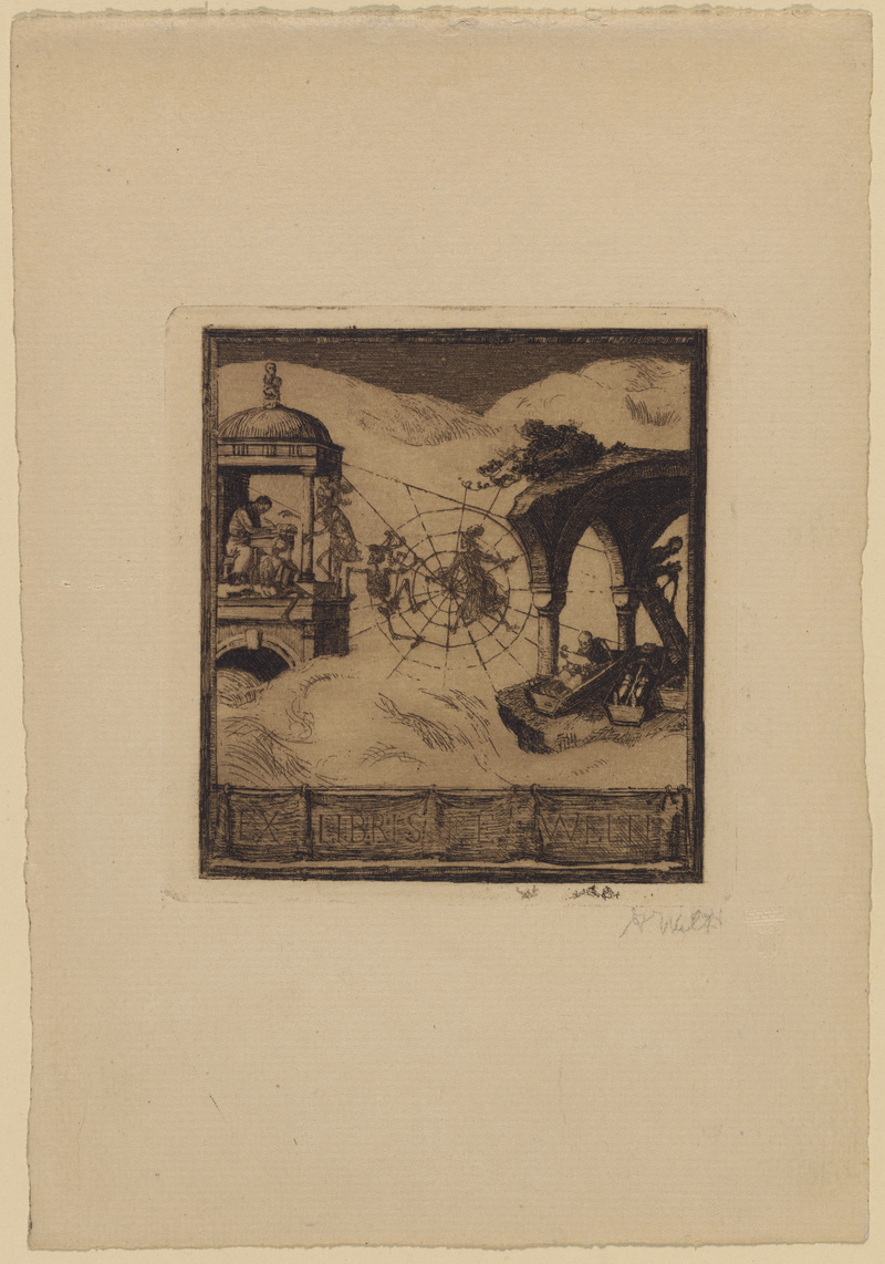 Albert Welti, Ex Libris F.E. Welti