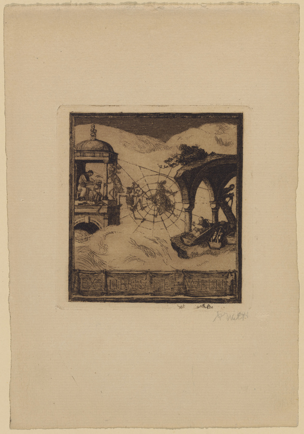 Albert Welti, Ex Libris F.E. Welti