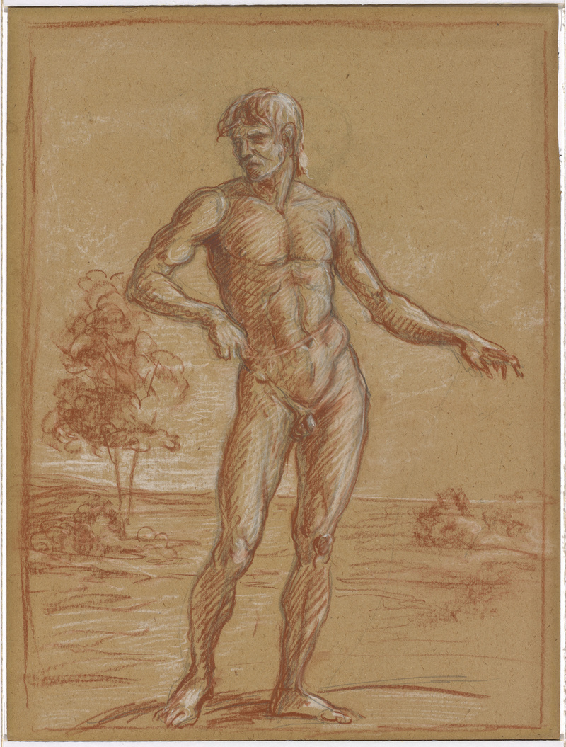 Adolf von Hildebrand, Männliche Aktstudie