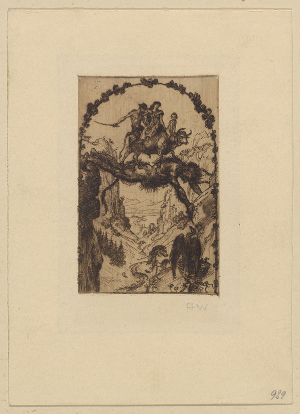 Albert Welti, Neujahrskarte (1902)