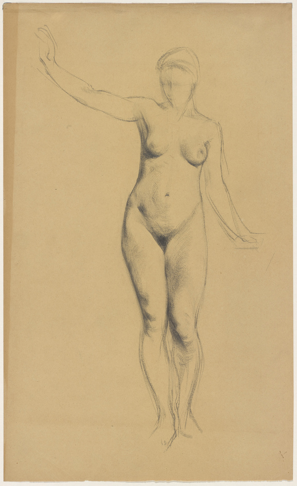 Peter von Halm, Weiblicher Akt