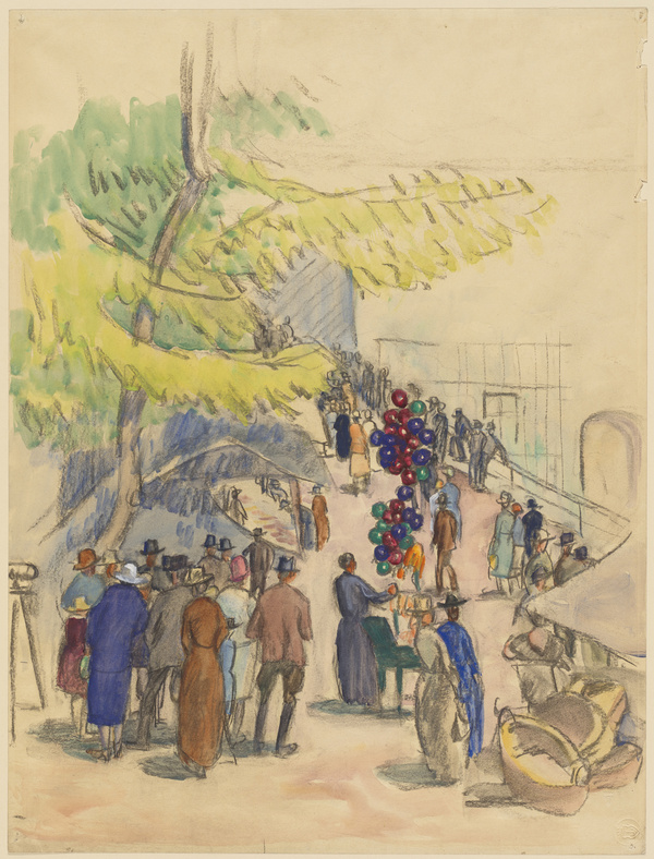 Hermann Pampel, Auf dem Volksfest