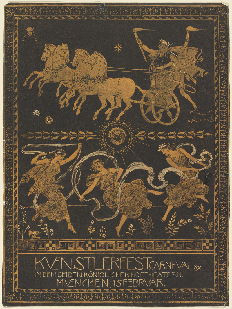 Friedrich August von Kaulbach, Künstlerfest (nach Kaulbach)