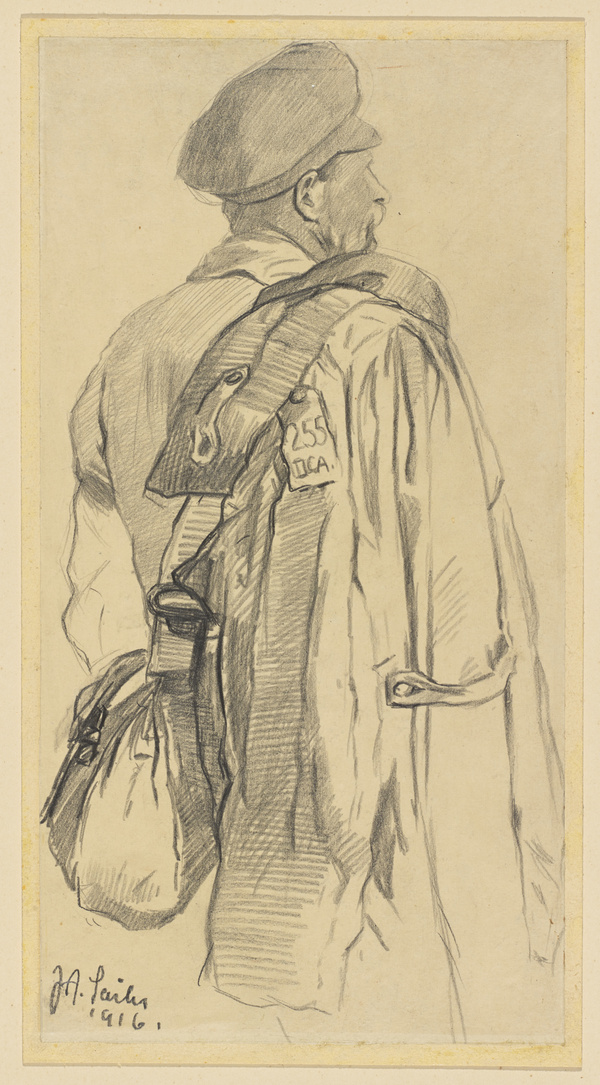 Josef Andreas Sailer, Gefangener, 1916